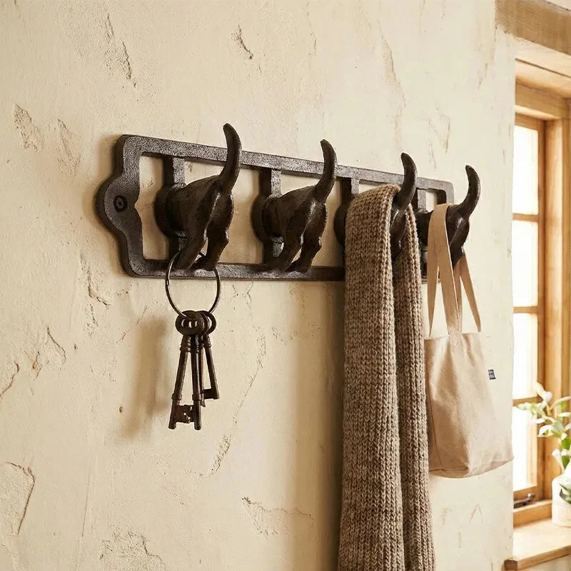 Cast Iron Coat Rack