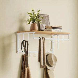 Coat Rack With Shelf