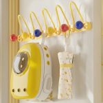 Yellow Coat Rack