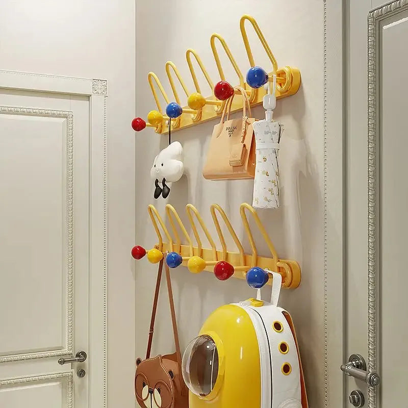 Yellow Coat Rack